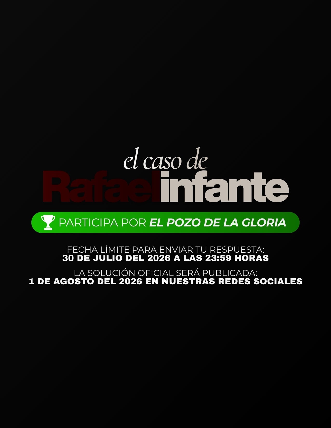 EL CASO DE RAFAEL INFANTE